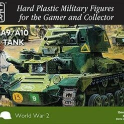 British A9/A10 Cruiser Tank (5) 15mm Plastic Soldier