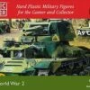 WWII British A9 Cruiser Tank (3) & Crew (6) 1/72 Plastic Soldier