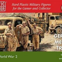 WWII German Medium Trucks (3) 1/72 Plastic Soldier