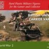 WWII British Universal Carrier Variants (7) & Crew (35) 1/72 Plastic Soldier