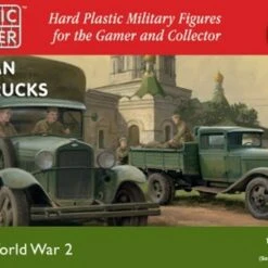 WWII Russian GAZ Trucks (6) 1/72 Plastic Soldier