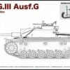 StuG III Ausf G Early Production Tank w/Workable Track Links 1/35 Rye Field Models