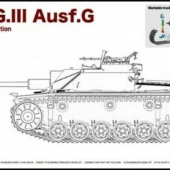 StuG III Ausf G Early Production Tank w/Workable Track Links 1/35 Rye Field Models