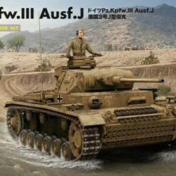 PzKpfw III Ausf J Tank w/Full Interior & Workable Track Links 1/35 Rye Field Models