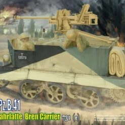 Selbsfahrlatte 731(e) Bren Carrier w/2.8cm sPzB41 Gun 1/35 Riich