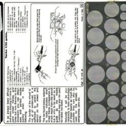 Spray Masking Stencil for Tank Wheels (Photo-Etch) 1/35 Royal Model