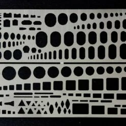 Scribing Template Stencils Set for All Scales (Photo-Etch) Royal Model