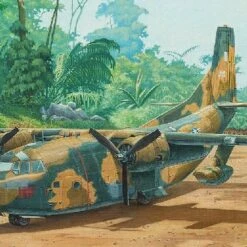 Fairchild NC/AC-123K Black Spot Aircraft 1/72 Roden