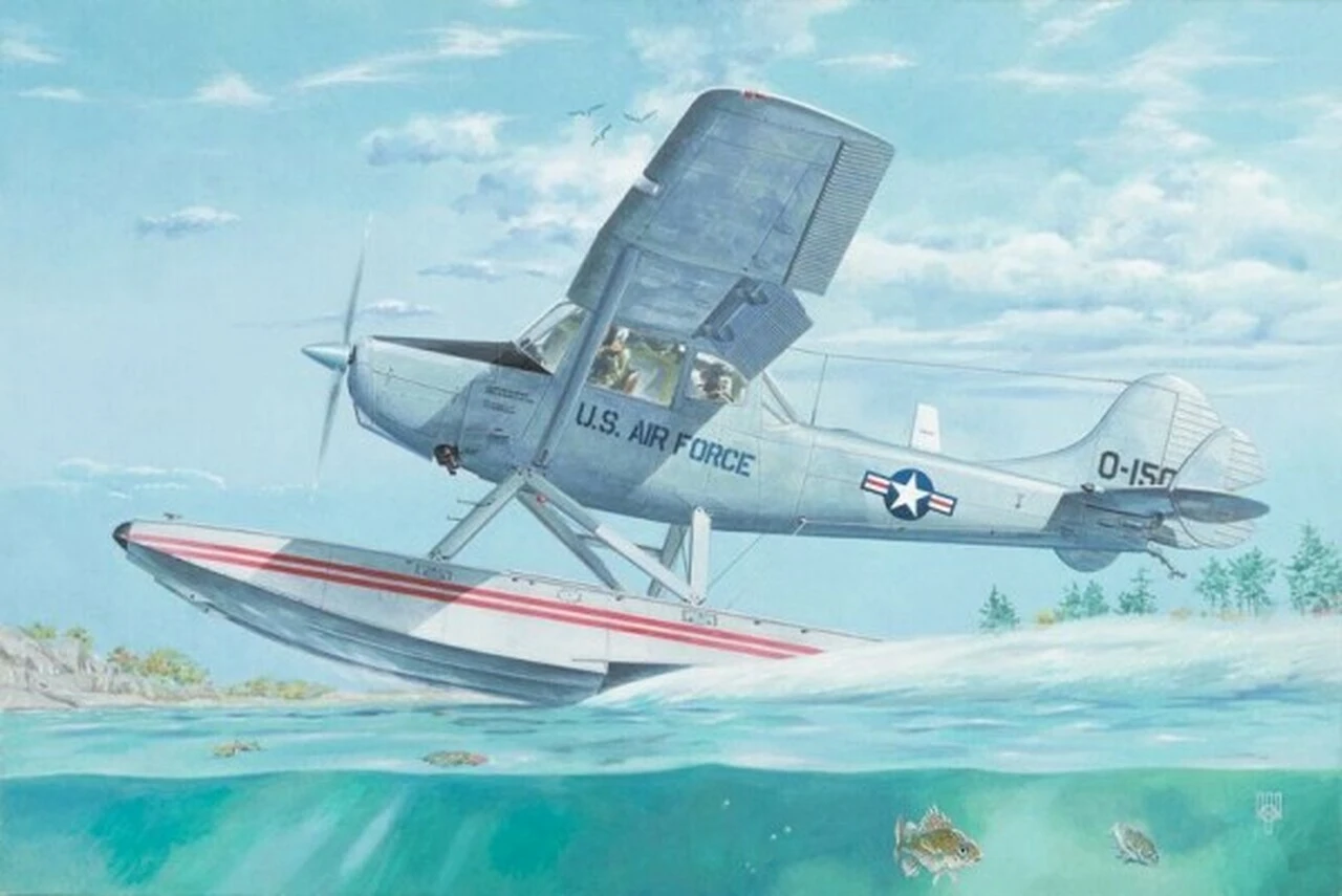 L-19/O-1E Bird Dog USAF Floatplane 1/32 Roden