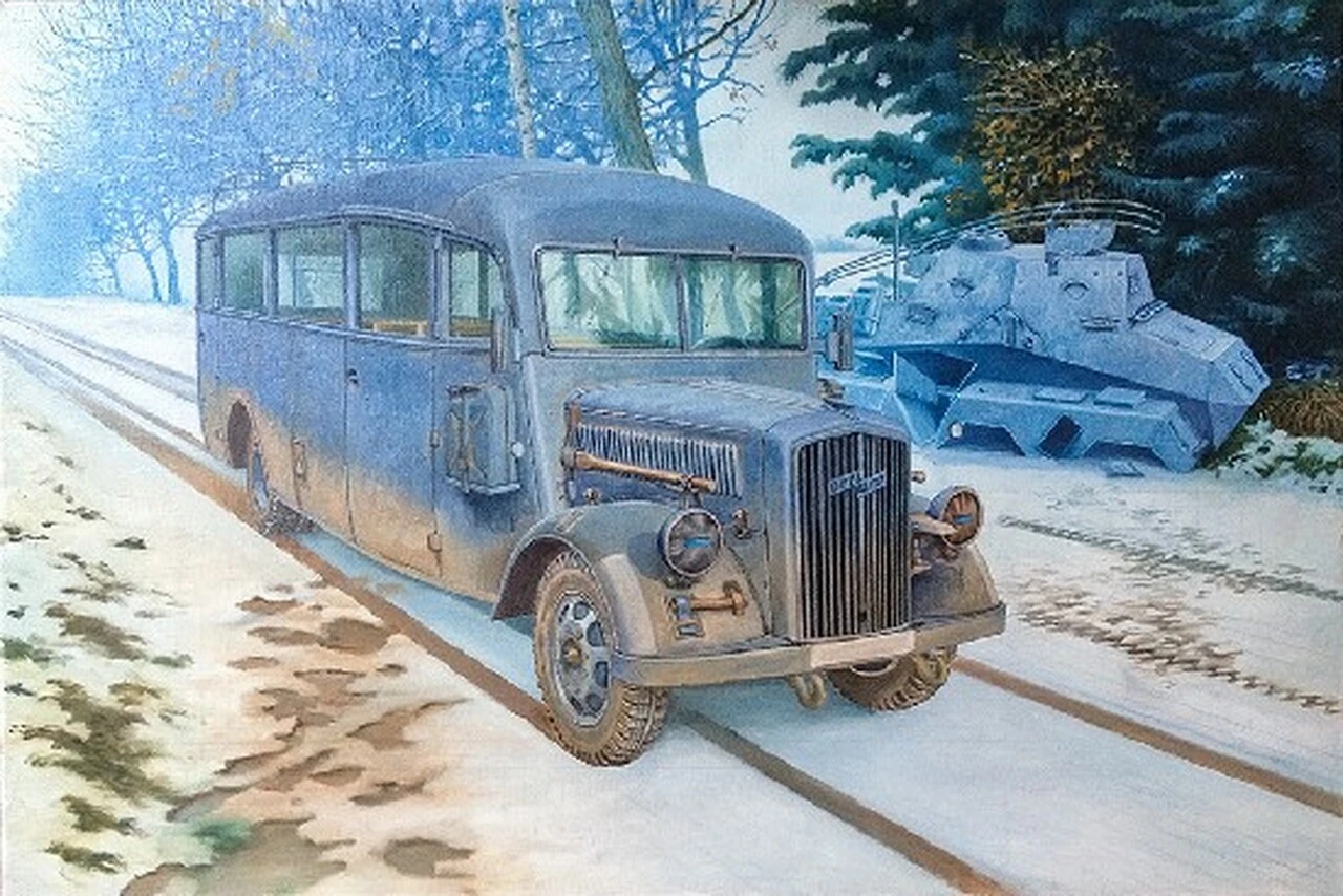 Opel Blitz 3.6-47 Model W39 Ludewig Early Omnibus 1/35 Roden
