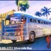 1947 GMC PD3751 Silverside Greyhound Bus (New Tool) 1/35 Roden