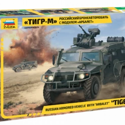 Russian GAZ-233114 Tigr-M Armored Vehicle w/Arbalet Weapon 1/35 Zvezda