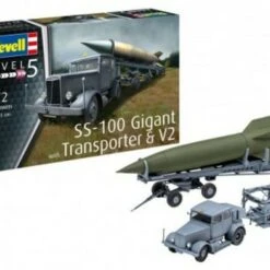 SS100 Gigant German Heavy Tractor w/Transporter & V2 Rocket 1/72 Revell Germany