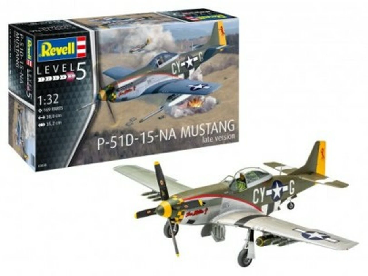 P-51D-15 Mustang Late Version Fighter 1/32 Revell Germany