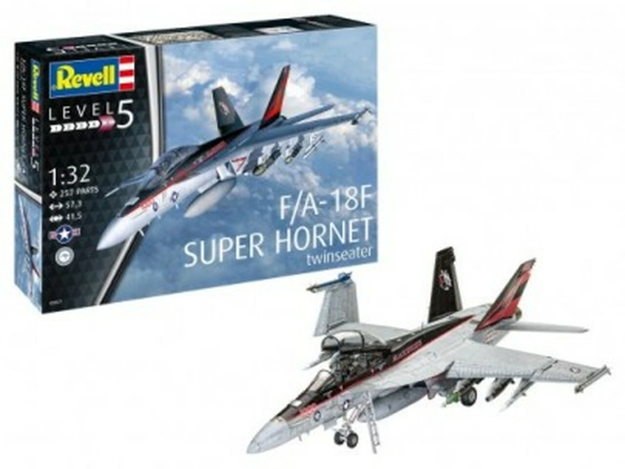 F/A-18F Super Hornet 2-Seater Fighter 1/32 Revell Germany