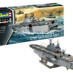 USS Tarawa LHA-1 Assault Carrier Ship 1/720 Revell Germany