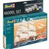 USS Constitution Sailing Ship w/paint & glue 1/146 Revell Germany