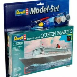 Queen Mary II Ocean Liner w/paint & glue 1/1200 Revell Germany