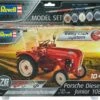 Porsche Diesel Junior 108 Farm Tractor (Snap) w/paint 1/24 Revell Germany