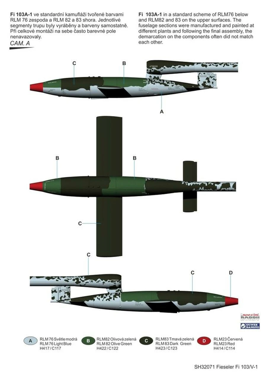 German V1 Fieseler Fi103 (FZG76) Flying Bomb 1/32 Special Hobby - Image 2