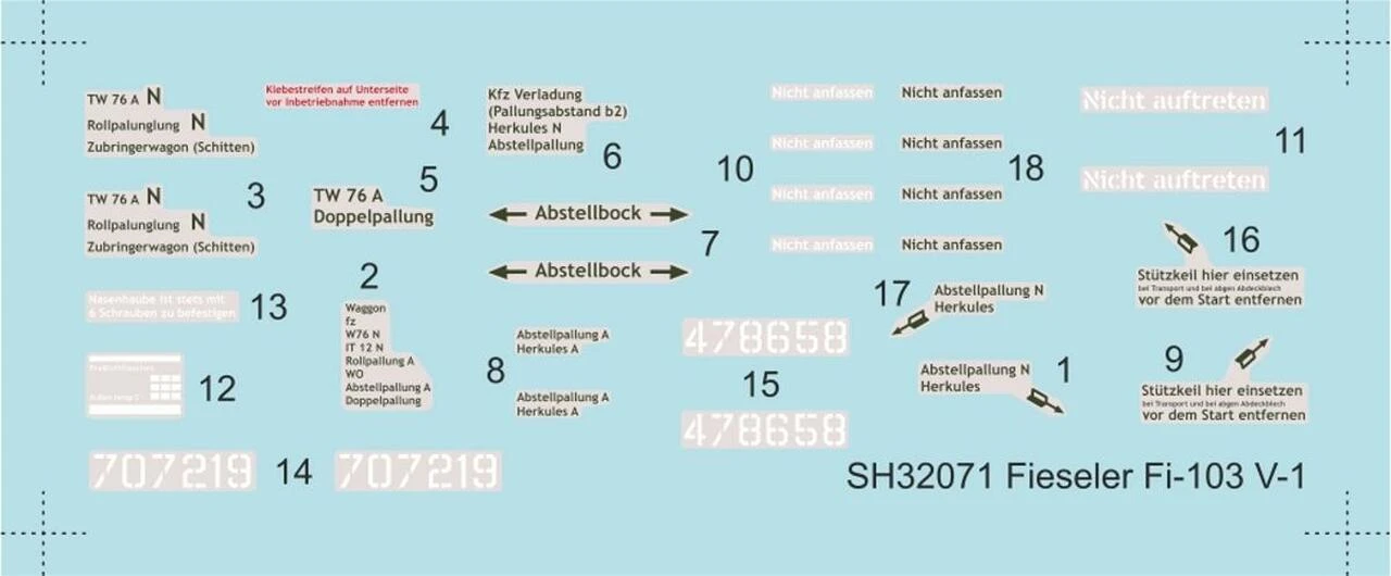 German V1 Fieseler Fi103 (FZG76) Flying Bomb 1/32 Special Hobby - Image 7