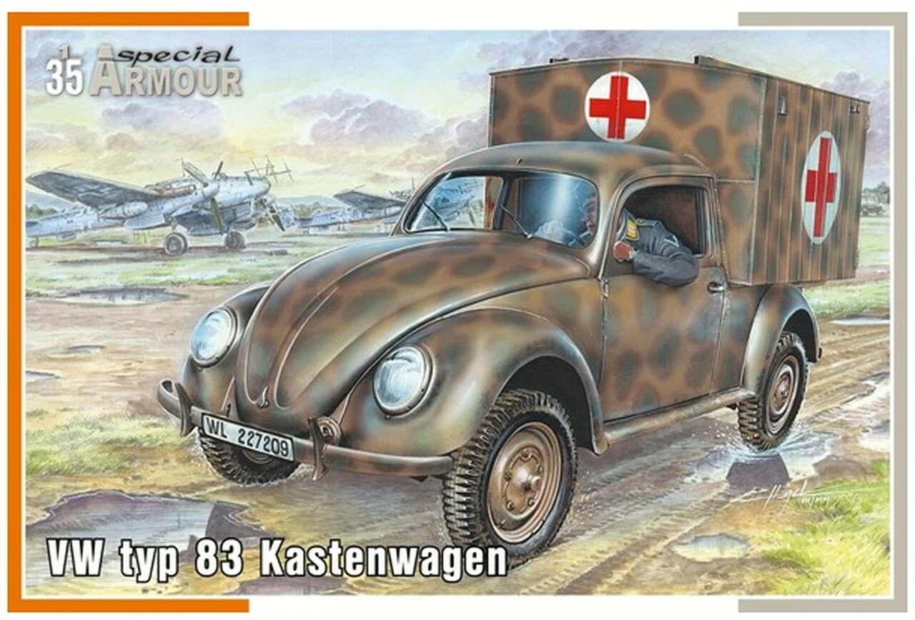 VW Type 83 Kastenwagen (Ambulance Van) 1/35 Special Hobby