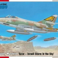 SMB2 Super Mystere Sa'ar Israeli Storm in Sky Jet Aircraft 1/72 Special Hobby