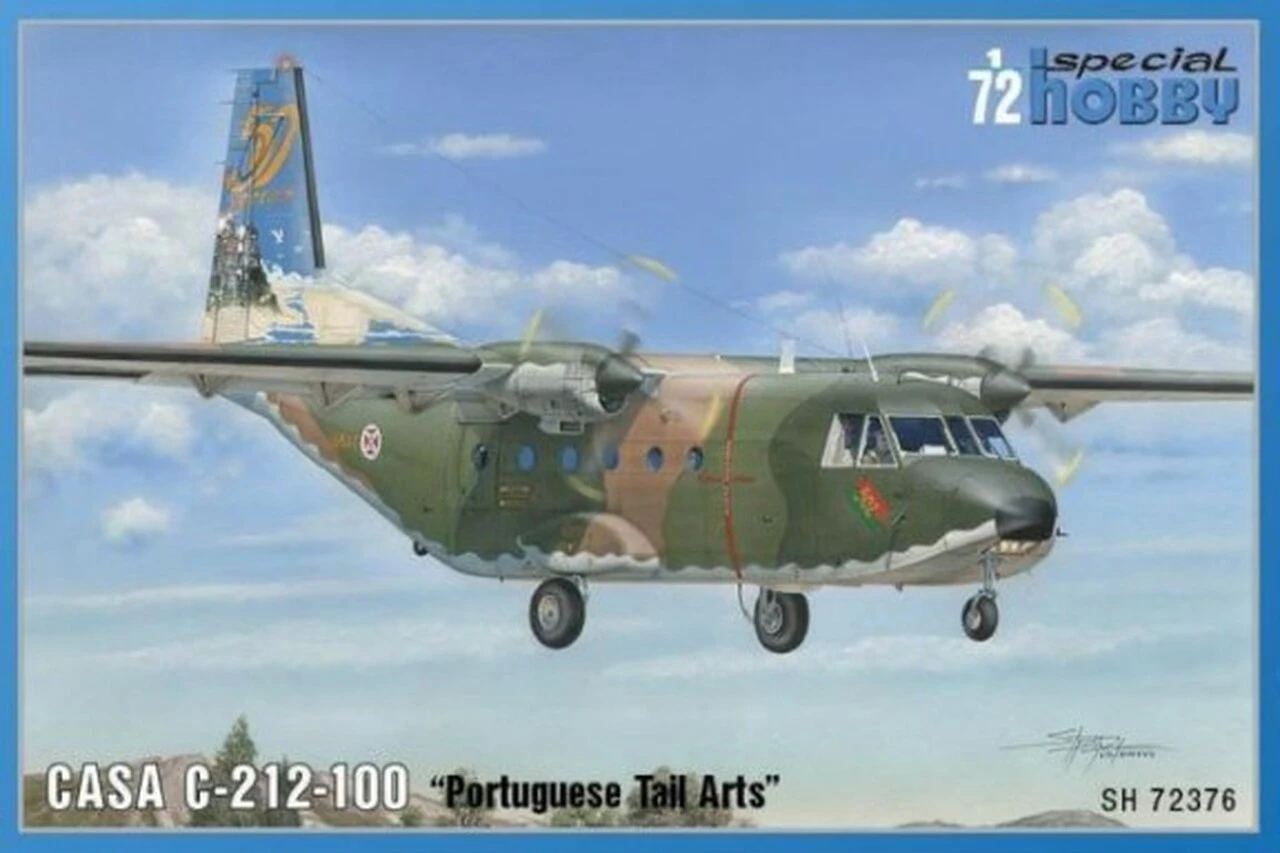 CASA C212-100 Portuguese Tail Arts Transport Aircraft 1/72 Special Hobby