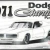 1971 Dodge Charger Stock Car 1/25 Salvinos JR