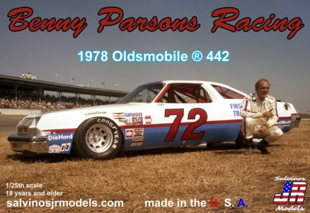 Benny Parsons Racing #72 1978 Oldsmobile 442 Race Car 1/25 Salvinos JR