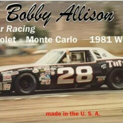 Ranier Racing Bobby Allison #28 Tuf-Lon 1981 Chevrolet Monte Carlo Winston Cup Winner Race Car 1/25 Salvinos JR