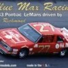 Blue Max Racing Tim Richmond #27 Pontiac LeMans 1983 Pocono 500 Winner Race Car 1/24 Salvinos JR