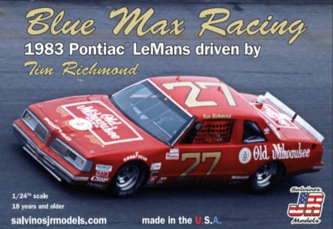 Blue Max Racing Tim Richmond #27 Pontiac LeMans 1983 Pocono 500 Winner Race Car 1/24 Salvinos JR