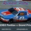 Richard Petty #43 Pontiac Grand Prix 1983 Winston Cup Race Car 1/24 Salvinos JR
