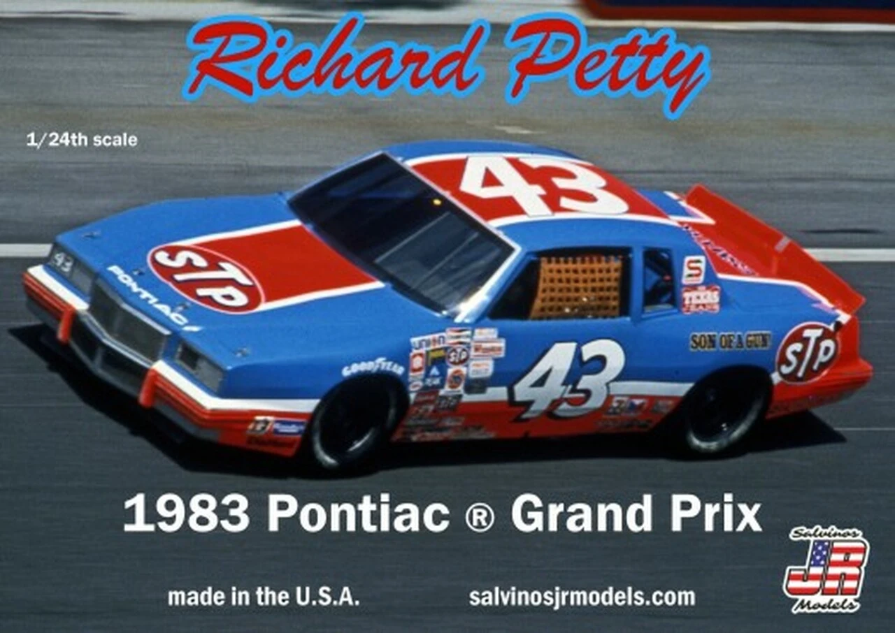Richard Petty #43 Pontiac Grand Prix 1983 Winston Cup Race Car 1/24 Salvinos JR