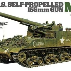 US M40 155mm Self-Propelled Artillery Tank w/8 Crew 1/35 Tamiya
