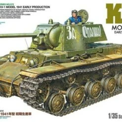 Russian KV1 Model 1941 Early Production Heavy Tank 1/35 Tamiya