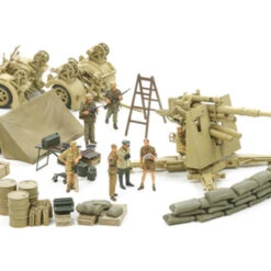 FlaK 37 88mmGerman Gun Siege of Tobruk 1/48 Tamiya