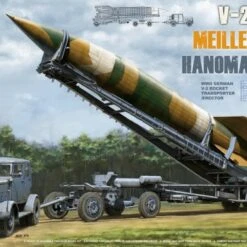 WWII German V2 Rocket on Meillerwagen Transporter with Hanomag SS100 Tractor 1/35 Takom