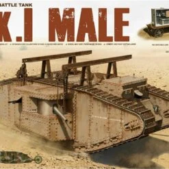 WWI Mk.I Male Heavy Battle Tank (2-in-1) 1/35 Takom Models