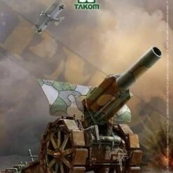 Krupp 21cm Morser 10/16 Heavy Howitzer Gun 1/35 Takom