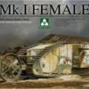 WWI Mk.I Female Heavy Battle Tank with Anti-Grenade Screen 1/35 Takom Models