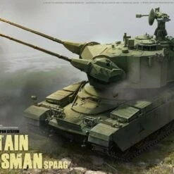 British Air-Defense Weapons System Chieftain Marksman SPAAG Tank 1/35 Takom