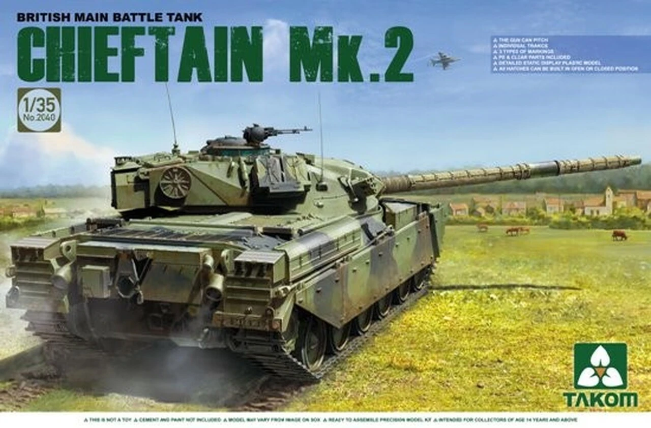 British Chieftain Mk.2 Main Battle Tank 1/35 Takom