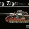 WWII German King Tiger Sd.Kfz.182 Porsche Turret Heavy Tank with Zimmerit & Interior 1/35 Takom
