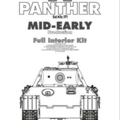 WWII SdKfz 171 Panther A Mid-Early Production Tank w/Full Interior 1/35 Takom