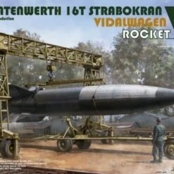 Stratenwerth 16t Strabokran Heavy Crane 1944-45 Production & V2 Vidalwagon Rocket 1/35 Takom