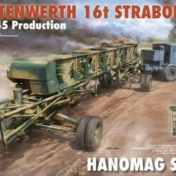Stratenwerth 16t Strabokran Heavy Crane 1944-45 Production & Hanomag SS100 Transporter 1/35 Takom