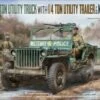 Willy's Jeep US Army 1/4-Ton Utility Truck w/Trailer & MP Figure 1/35 Takom
