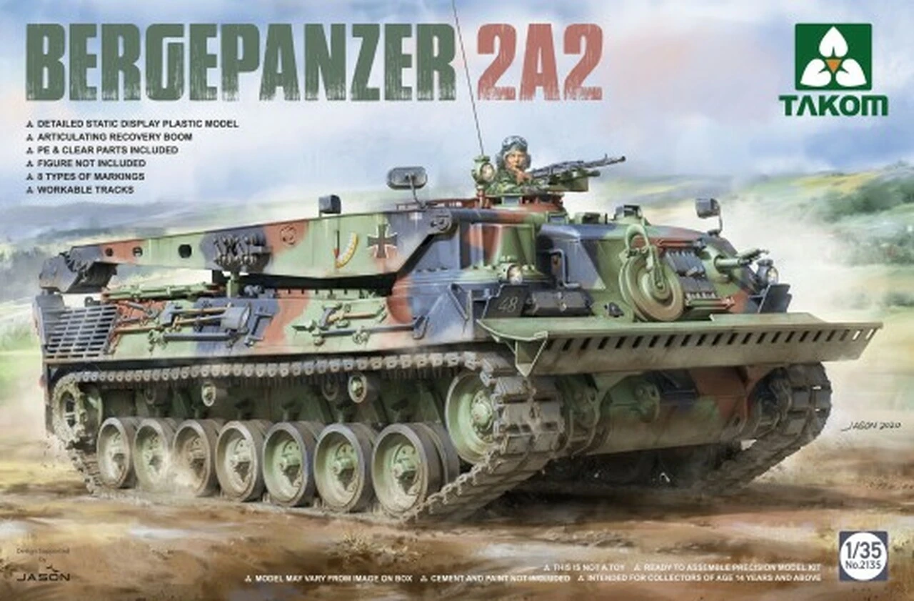 Bergepanzer 2A2 Tank 1/35 Takom
